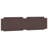 Coussin de tête de lit marron 200 cm similicuir 