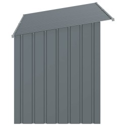 Niche pour chien avec toit anthracite acier galvanisé 