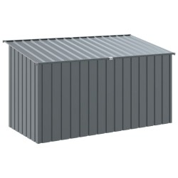 Niche pour chien avec toit anthracite acier galvanisé 