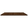 Étagères murales 4 pcs chêne marron 80x50x1,5cm bois ingénierie 