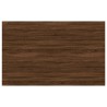 Étagères murales 4 pcs chêne marron 80x50x1,5cm bois ingénierie 