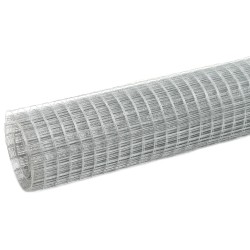Grillage pour volière acier galvanisé 10x1,5 m argenté 