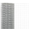 Grillage pour volière acier galvanisé 10x1,5 m argenté 
