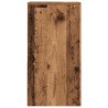 Table de chevet avec tiroir vieux bois 35x34x66,5 cm 