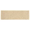 Tapis d'escalier autocollants 15 pcs 65x21x4 cm Beige clair 