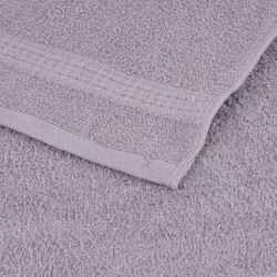 Serviettes de bain 4 pcs gris 100x150 cm 360 g/m² 100% coton 