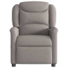 Fauteuil inclinable Taupe Tissu 