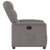 Fauteuil inclinable Taupe Tissu 