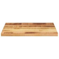 Dessus de table rectangulaire bois massif de manguier brut 