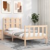 Cadre de lit sans matelas 100x200 cm bois massif de pin 