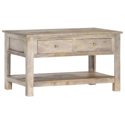 Table basse 82x52x47 cm Bois de manguier massif  