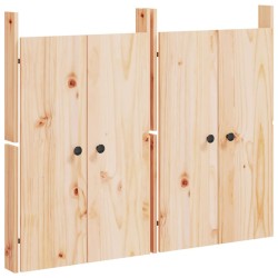 Portes de cuisine d'extérieur 2pcs 50x9x82cm bois de pin massif 