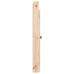 Portes de cuisine d'extérieur 2pcs 50x9x82cm bois de pin massif 