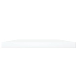 Panneaux de bibliothèque 8 pcs Blanc 100x20x1,5 cm Aggloméré 