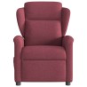 Fauteuil de massage inclinable Rouge bordeaux Tissu 