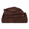 Serviettes de bain 4 pcs marron 100x150 cm 360 g/m² 100% coton 