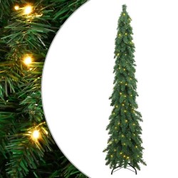 Arbre de Noël artificiel pré-éclairé avec 100 LED 180 cm 