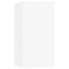 Ensemble de meubles TV 6 pcs Blanc Bois d'ingénierie 