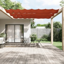 Auvent vertical Terre cuite 100x1000 cm Tissu oxford 