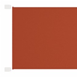 Auvent vertical Terre cuite 100x1000 cm Tissu oxford 