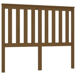 Tête de lit Marron miel 146x6x101 cm Bois massif de pin 