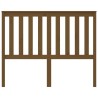 Tête de lit Marron miel 146x6x101 cm Bois massif de pin 