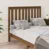 Tête de lit Marron miel 146x6x101 cm Bois massif de pin 