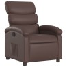Fauteuil inclinable Marron Similicuir 