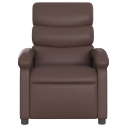 Fauteuil inclinable Marron Similicuir 