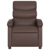 Fauteuil inclinable Marron Similicuir 