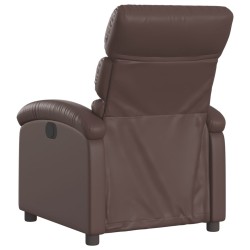 Fauteuil inclinable Marron Similicuir 
