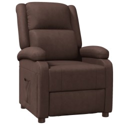 Fauteuil inclinable Marron Similicuir 