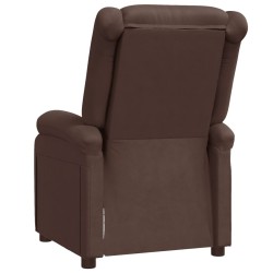 Fauteuil inclinable Marron Similicuir 