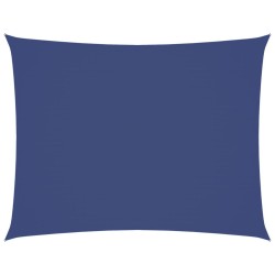 Voile de parasol tissu oxford rectangulaire 3,5x4,5 m bleu 