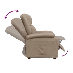 Fauteuil inclinable Cappuccino Similicuir 