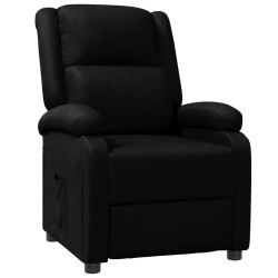Fauteuil inclinable Noir Similicuir 