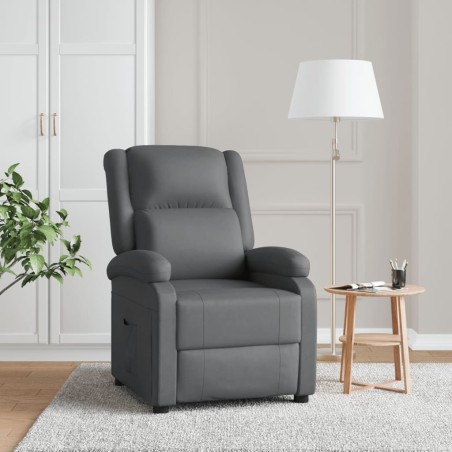 Fauteuil inclinable Gris Similicuir 