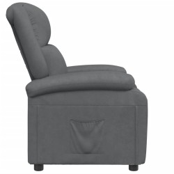 Fauteuil inclinable Gris Similicuir 