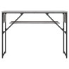 Table console avec étagère sonoma gris 105x30x75 cm 