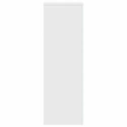 Supports pour plantes 2 pcs blanc 33x33x100cm bois d'ingénierie 