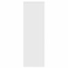 Supports pour plantes 2 pcs blanc 33x33x100cm bois d'ingénierie 