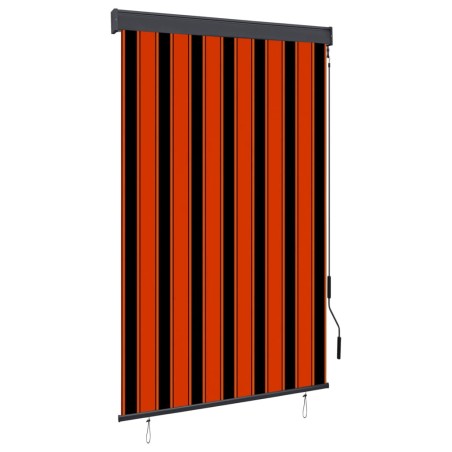 Store roulant d'extérieur 120x250 cm Orange et marron 