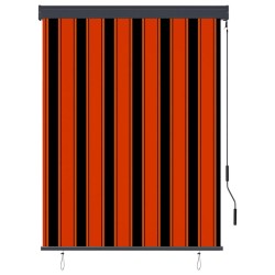 Store roulant d'extérieur 120x250 cm Orange et marron 
