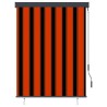 Store roulant d'extérieur 120x250 cm Orange et marron 