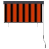 Store roulant d'extérieur 120x250 cm Orange et marron 