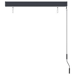 Store roulant d'extérieur 120x250 cm Orange et marron 