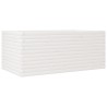 Jardinière blanc 110x60x46 cm bois de pin massif 