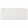 Jardinière blanc 110x60x46 cm bois de pin massif 