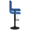 Tabouret de bar Bleu Velours 