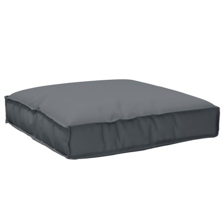 Set de coussins de palette 2 pièces Anthracite en tissu Oxford 